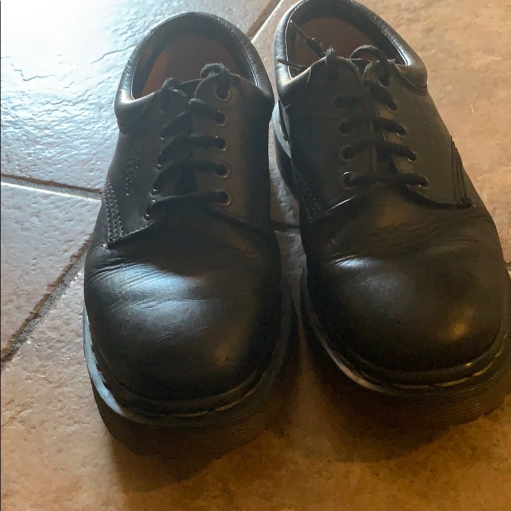 Leather Oxford Dr Martens shoes